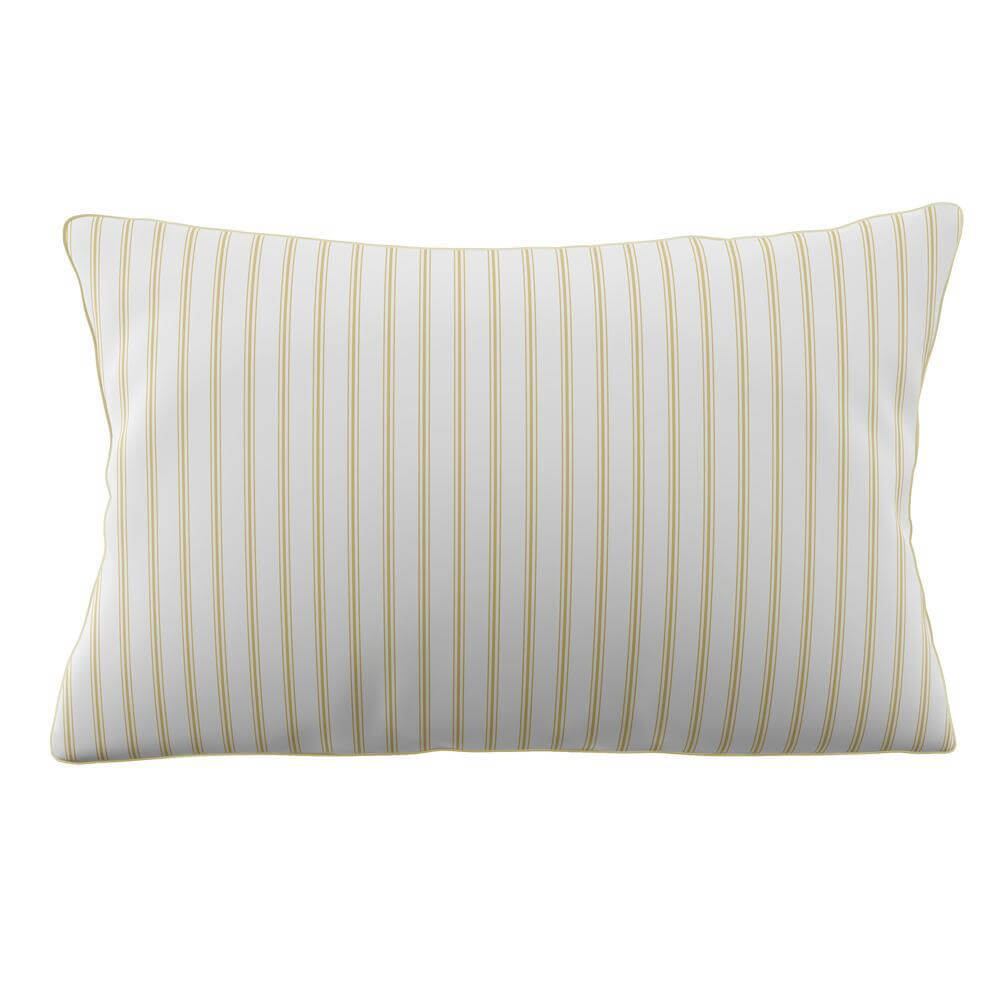 Laura Ashley Walled Garden Ochre Yellow Pair of Pillowcases